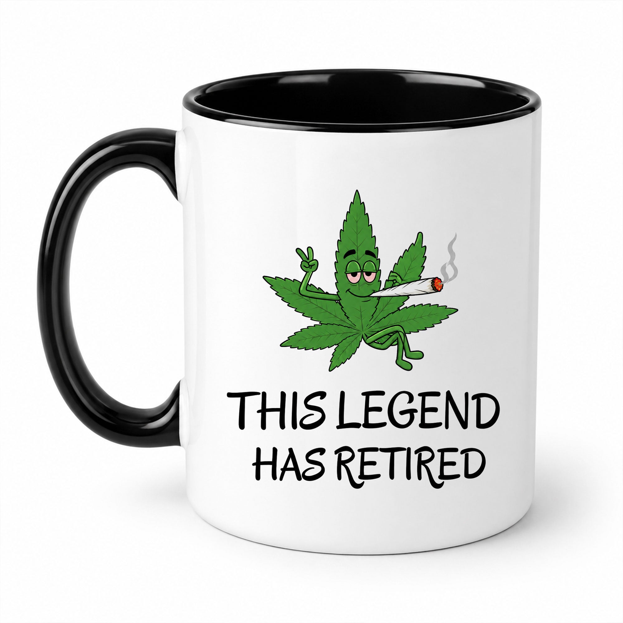 This Legend Has Retired Funny Ceramic Mug