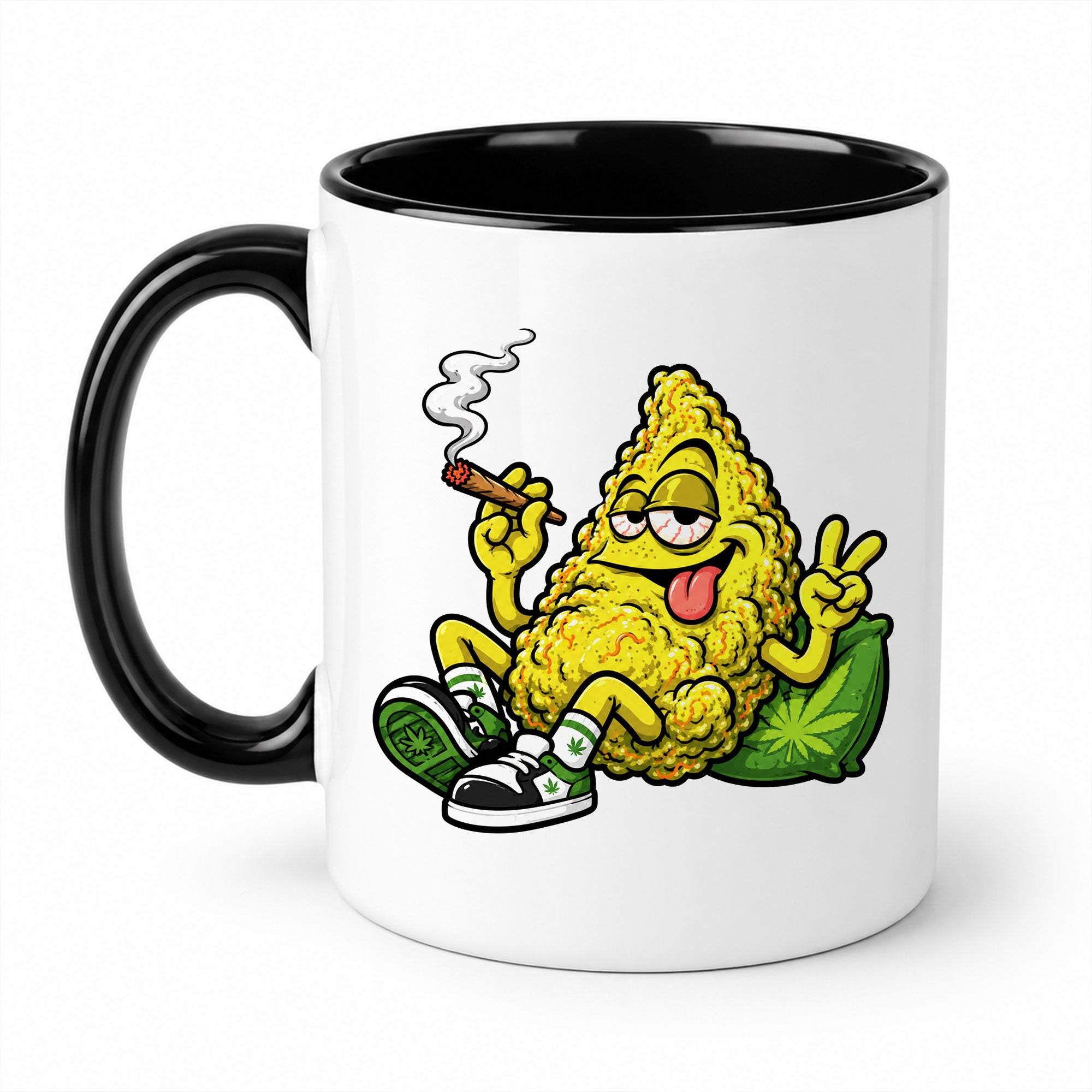Peace Out Nug Ceramic Coffee Mug