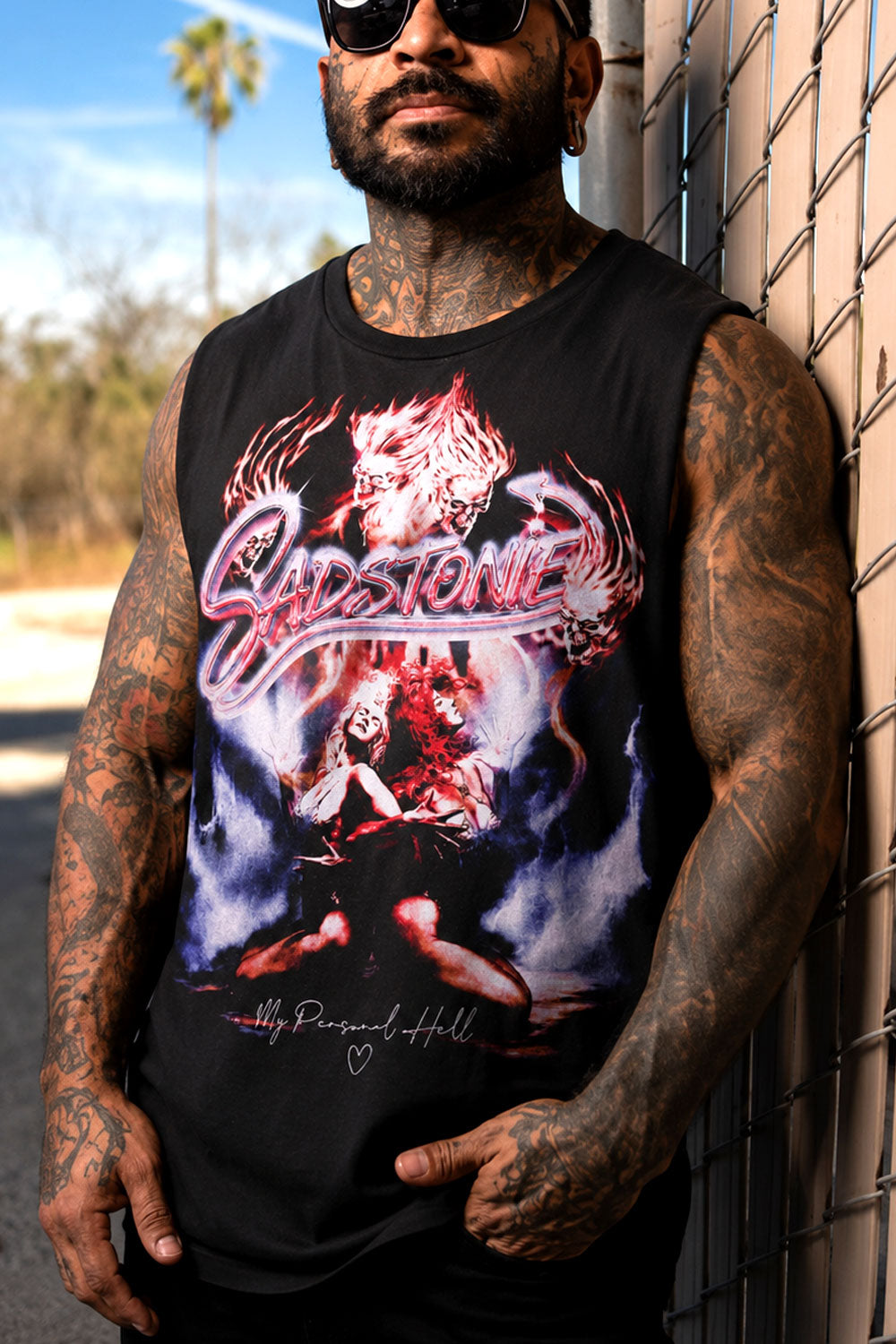 Personal Hell Vintage Graphic Sleeveless Tee
