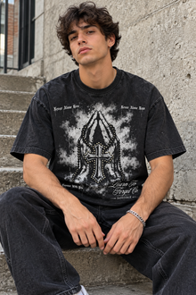 Praying Hands Cross Graphic T-Shirt
