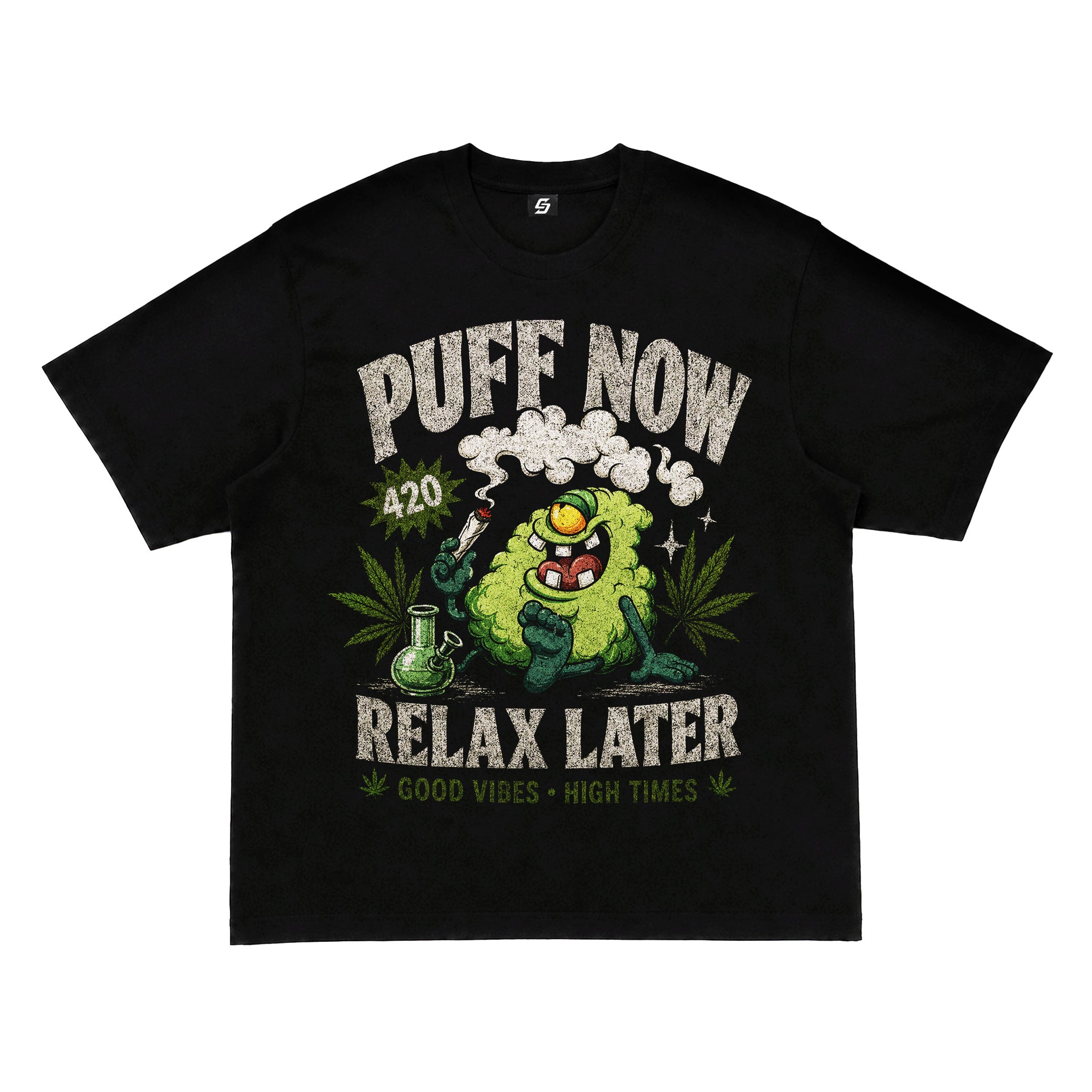 Puff Now Relax Later Graphic T-Shirt