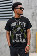Puff Puff Pass 420 Chill Graphic T-Shirt