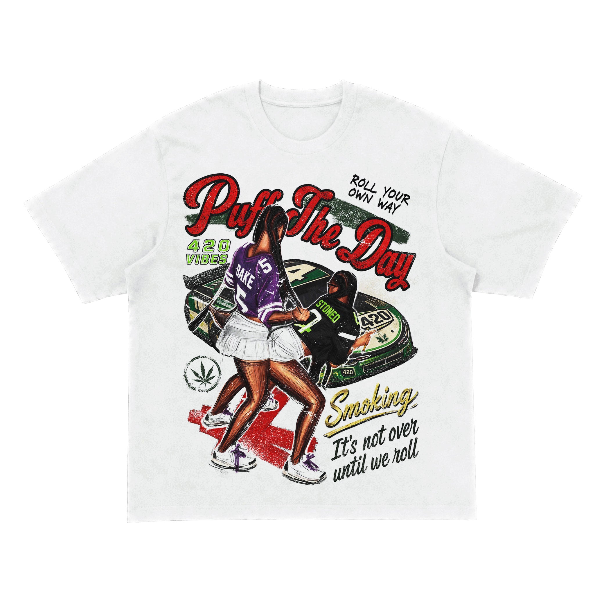 Puff The Day Away Roll Your Own Way T-Shirt