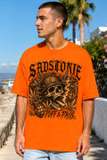 Puff & Pass Skull Helmet Graphic T-Shirt