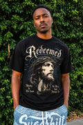 Redeemed Jesus Graphic Oversized Streetwear Tee
