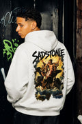 Renaissance Graphic Oversized White Hoodie