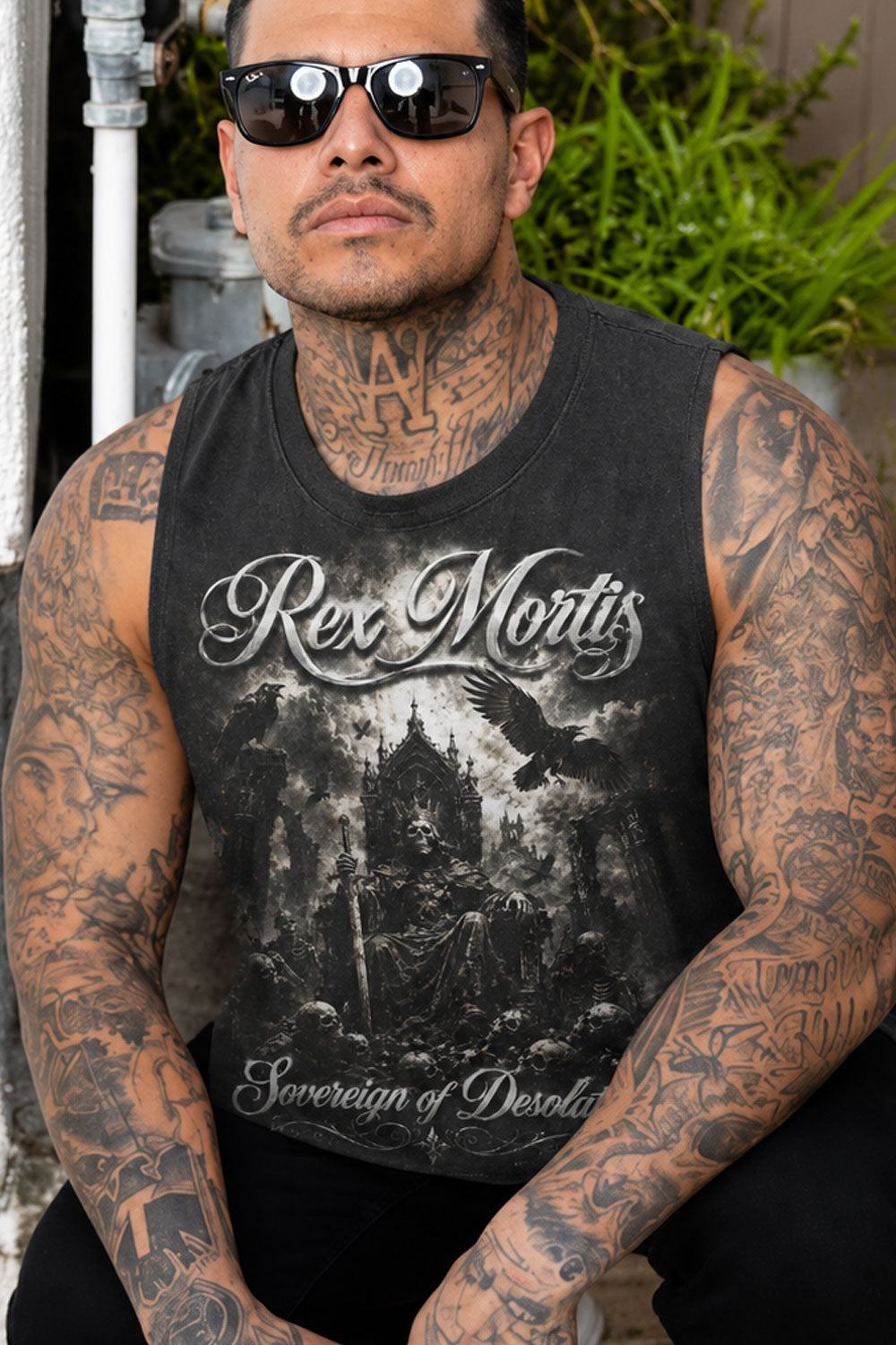 Rex Mortis Sovereign of Desolation Muscle Tee