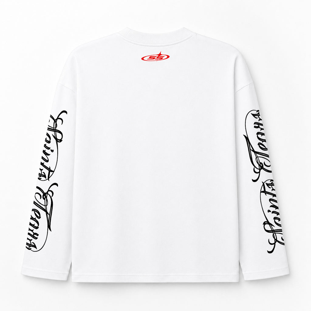 Saints Tears Redeemed Graphic Long Sleeve Shirt