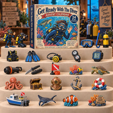 Scuba Diving 24-Day Acrylic Ornament Advent Calendar 2026