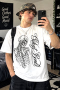 Silent Bones Skeleton Graphic T-Shirt