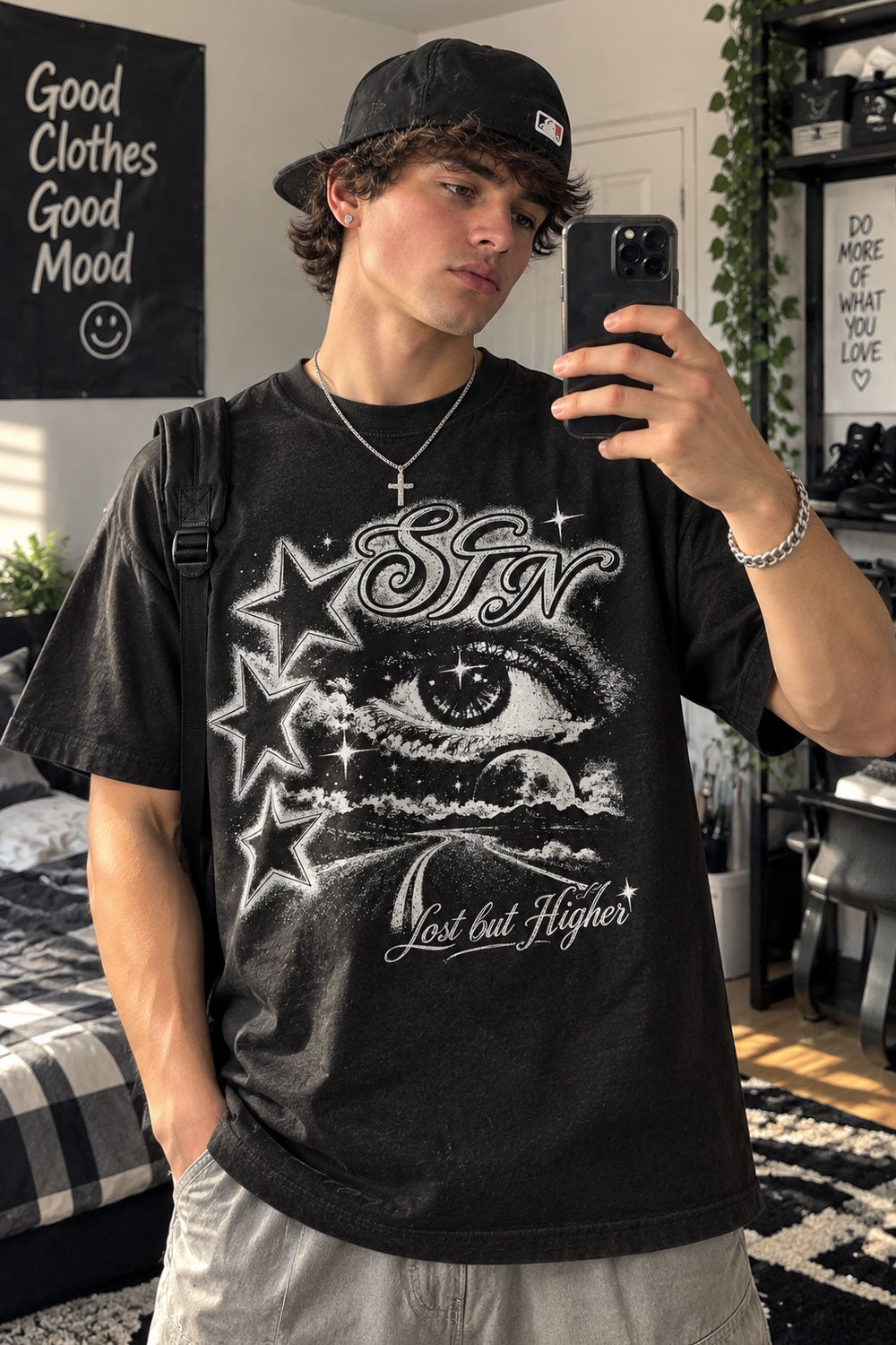 Sin Lost But Higher Celestial Eye T-Shirt