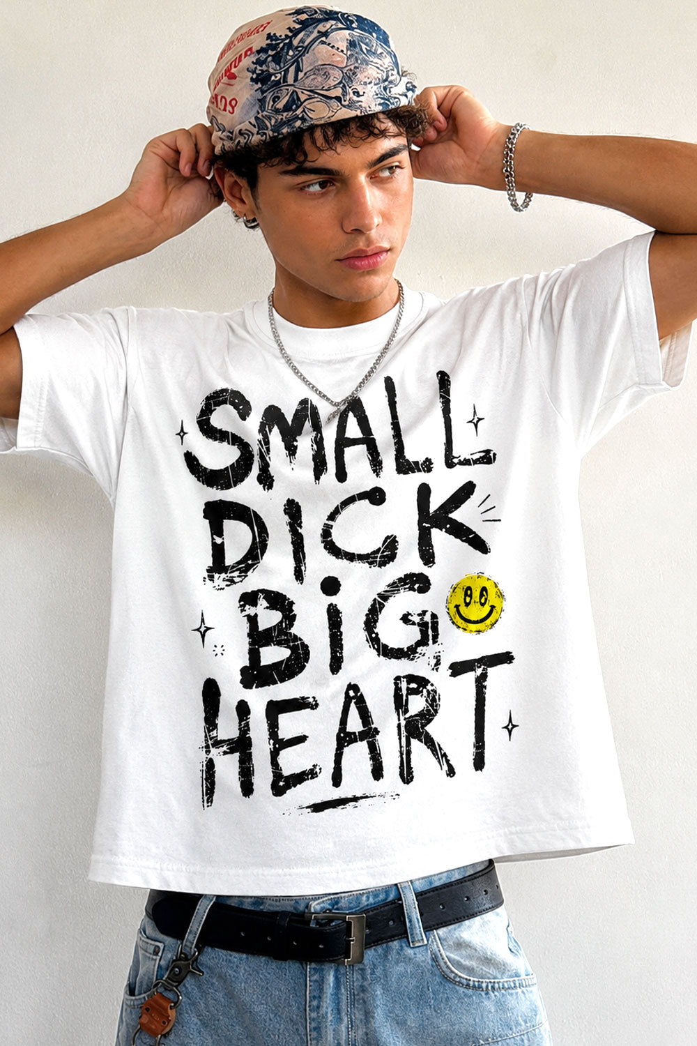 Small Dick Big Heart T-Shirt Funny Graphic Tee