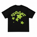 Sp5der Green Graphic Black T-Shirt