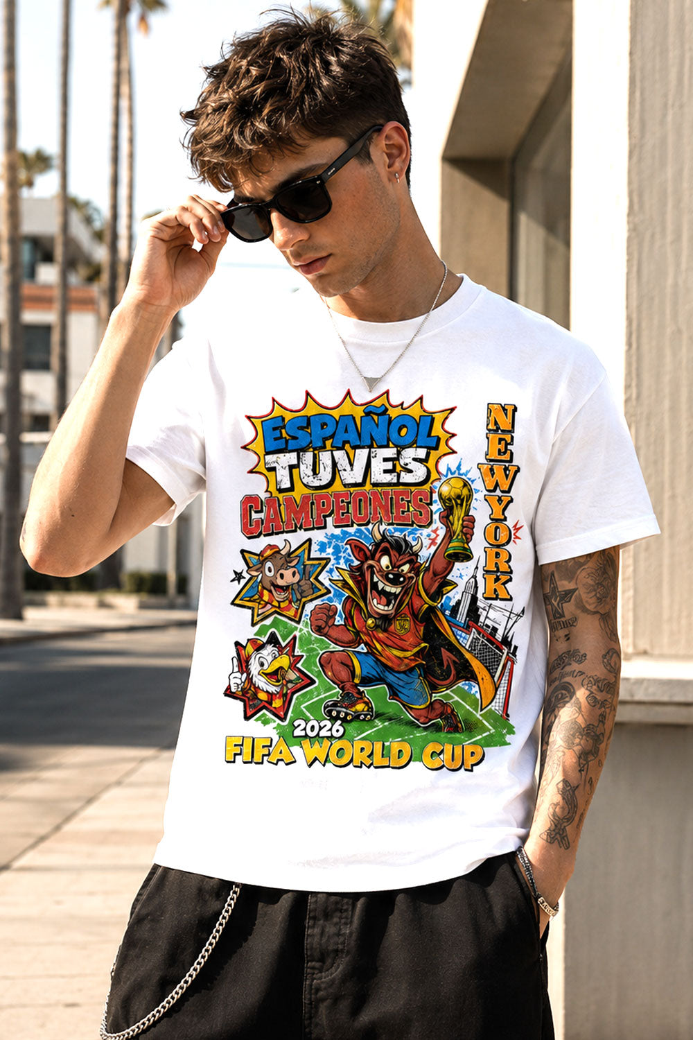 Spain Campeones 2026 World Cup Graphic T-Shirt