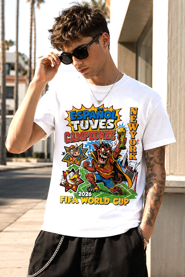 Spain Campeones 2026 World Cup Graphic T-Shirt