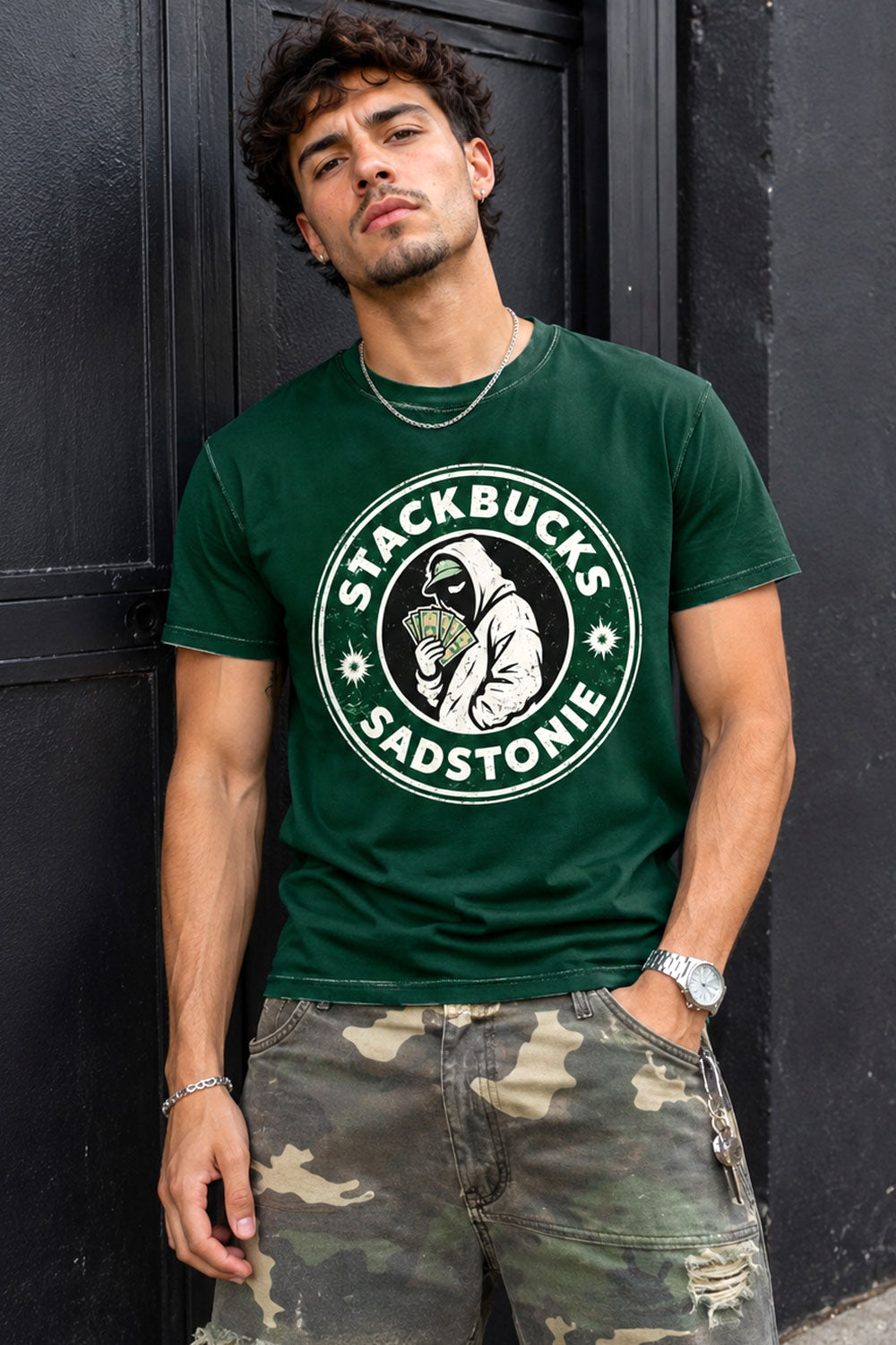 Stackbucks Money Graphic T-Shirt