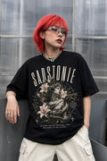 Statue & Serpent Oversized Graphic Tee