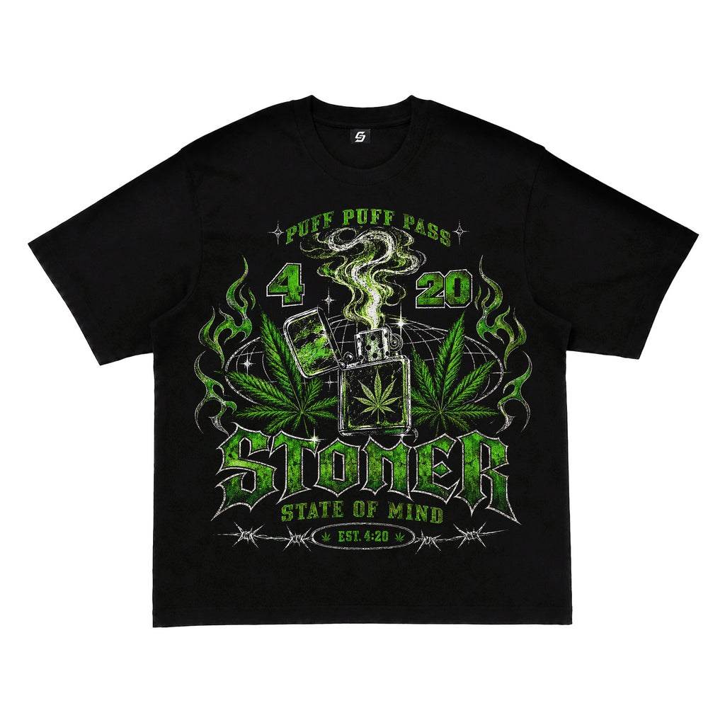 Stoner State of Mind 420 Graphic T-Shirt