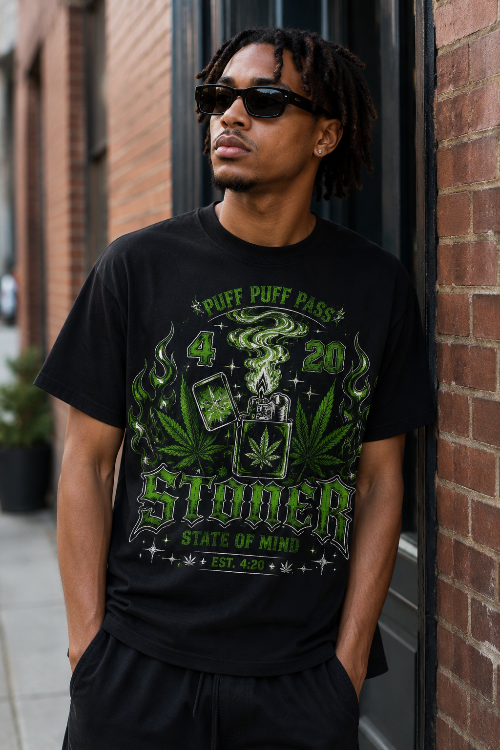 Stoner State of Mind 420 Graphic T-Shirt