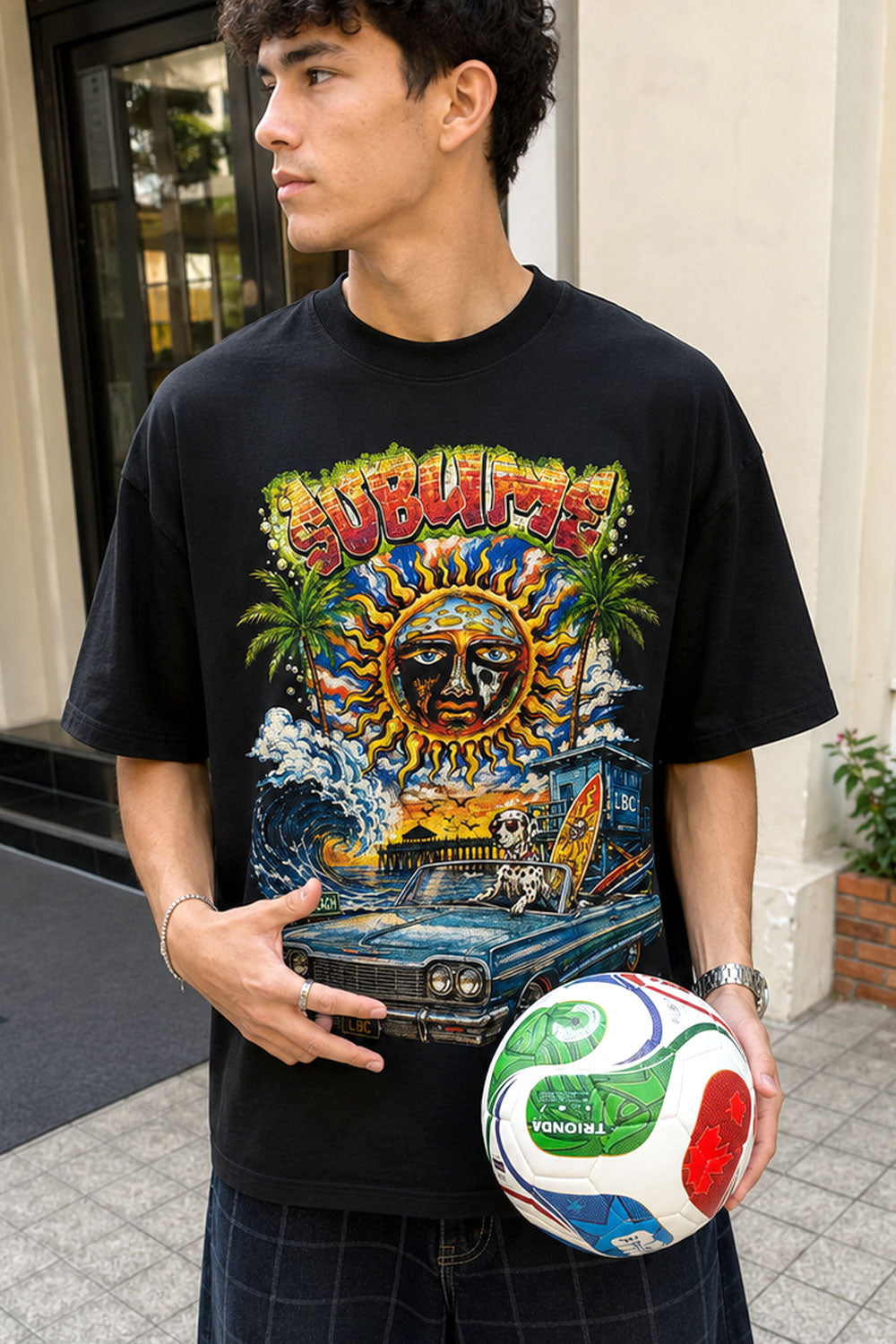 Sublime Vintage Sun Lou Dog Lowrider T-Shirt