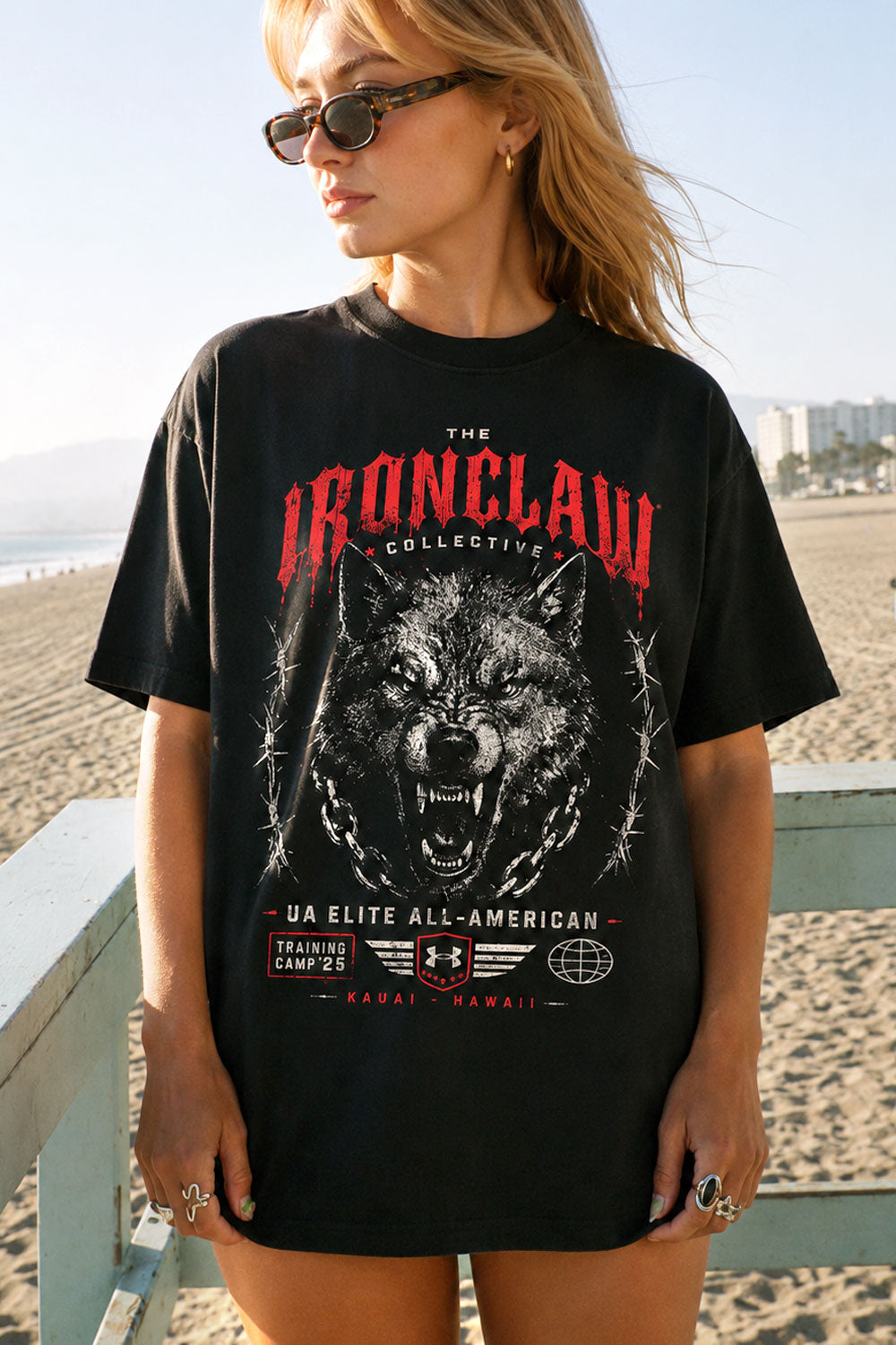 The Ironclaw Collective Wolf Graphic Tee