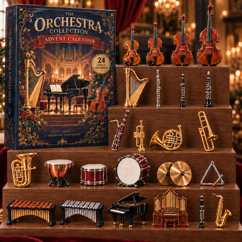 The Orchestra Collection 24-Day Acrylic Ornament Advent Calendar 2026