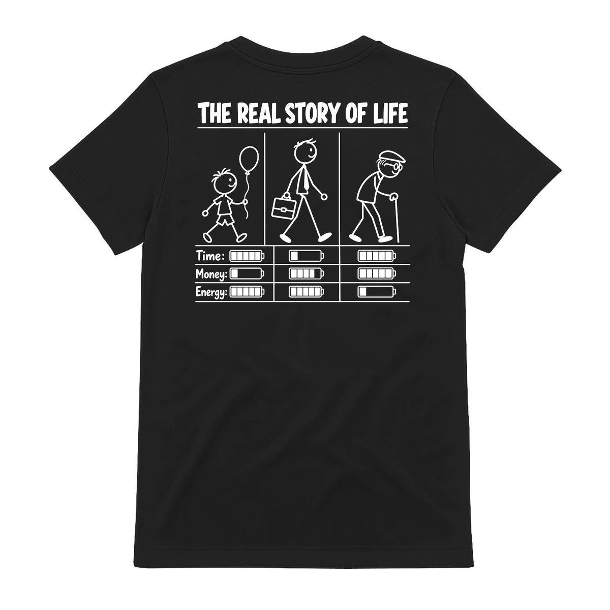 The Real Story Of Life Funny T-Shirt