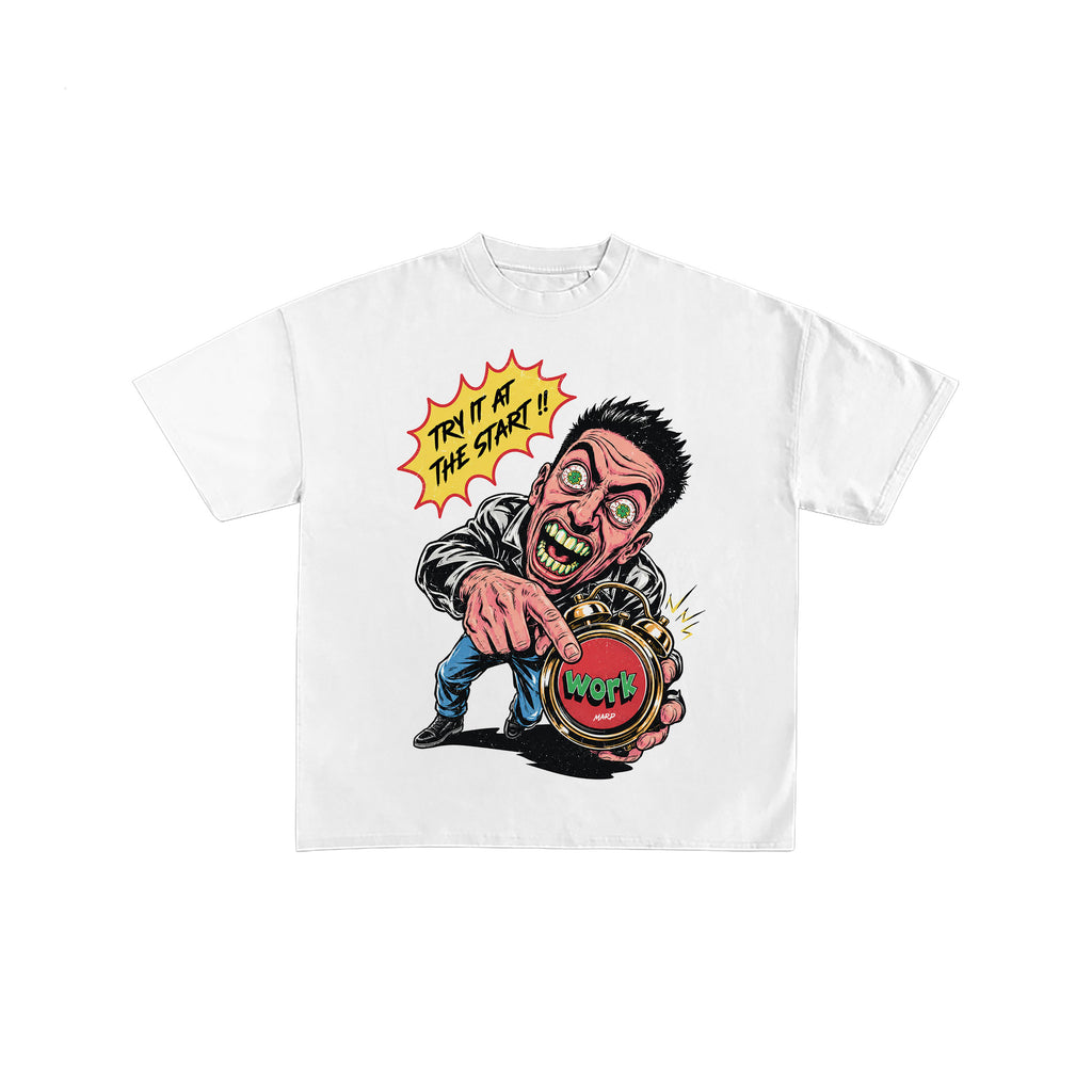 Try It At The Start Comic Graphic T-Shirt