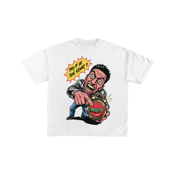 Try It At The Start Comic Graphic T-Shirt