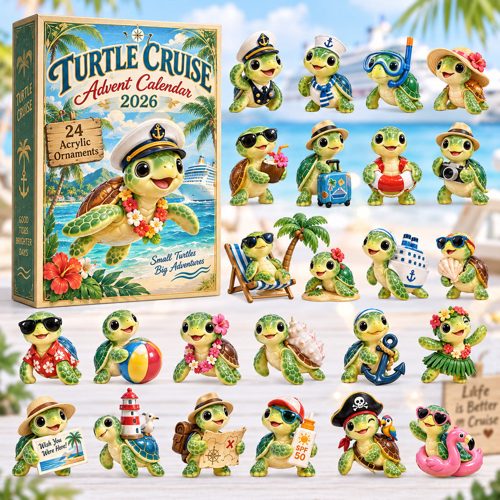 Turtle Cruise Sea Animal Advent Calendar 24 Day Gift