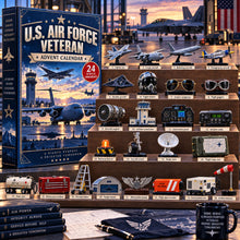 U.S. Air Force Veteran Acrylic Ornaments Advent Calendar 2026