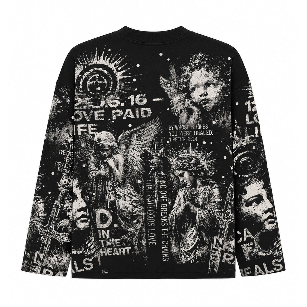 Vintage Angel Faith Graphic Long Sleeve
