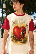 Vintage Heart Storybook Graphic T-Shirt