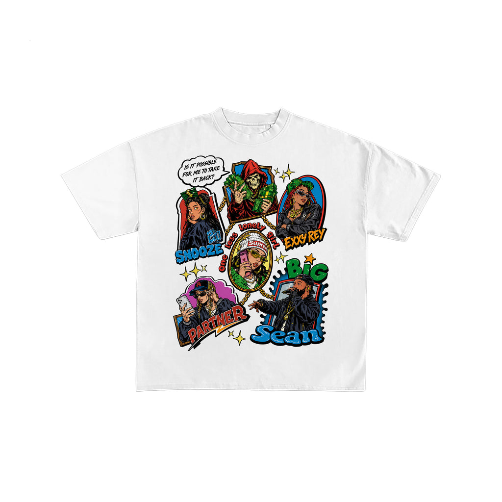 Vintage Hip Hop Graphic Streetwear T-Shirt