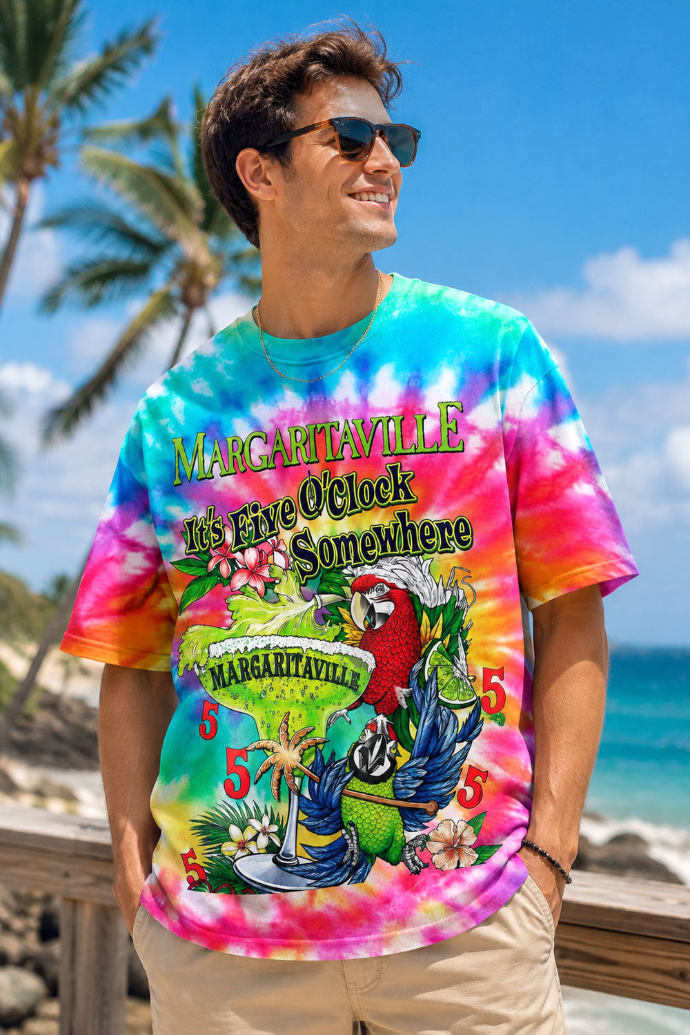 Vintage Margaritaville Tie Dye Shirt