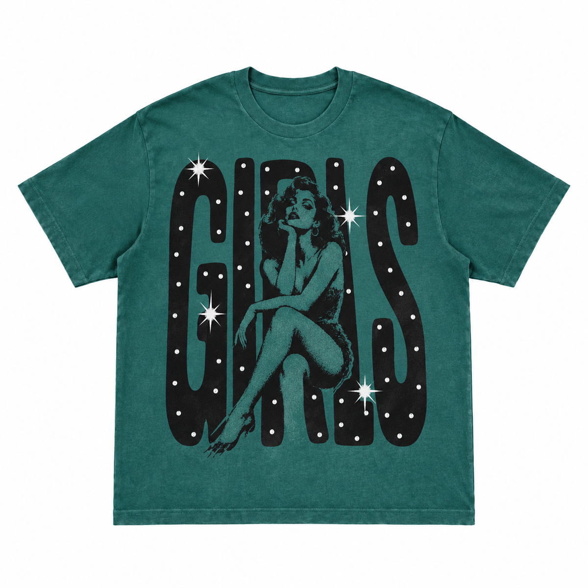 Vintage Pinup Girls Graphic T-Shirt