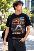 Vintage Street Boxing Fighter Graphic T-Shirt