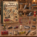 Vintage Woodworker 24-Day Acrylic Ornament Advent Calendar