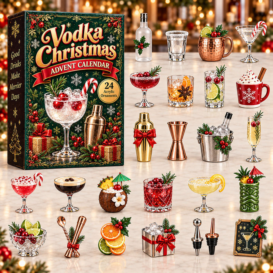 Vodka Christmas Cocktail Drink Advent Calendar Gift