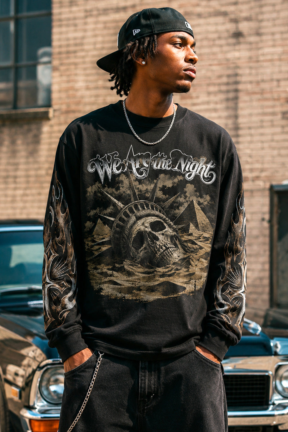 We Are The Night Skull Graphic Long Sleeve