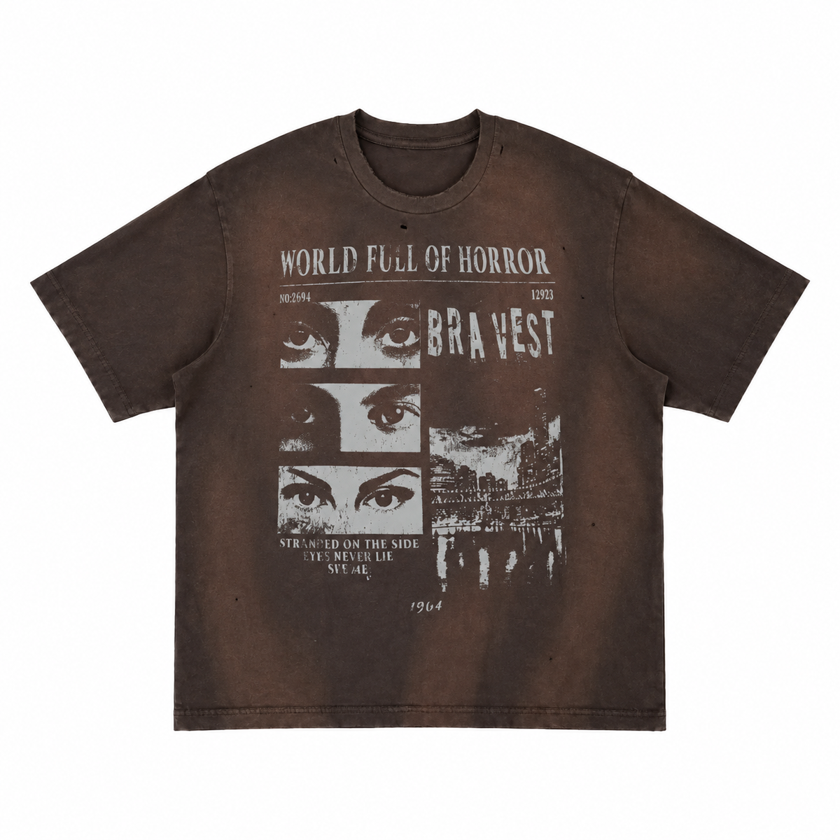 World Full Of Horror Vintage Graphic T-Shirt