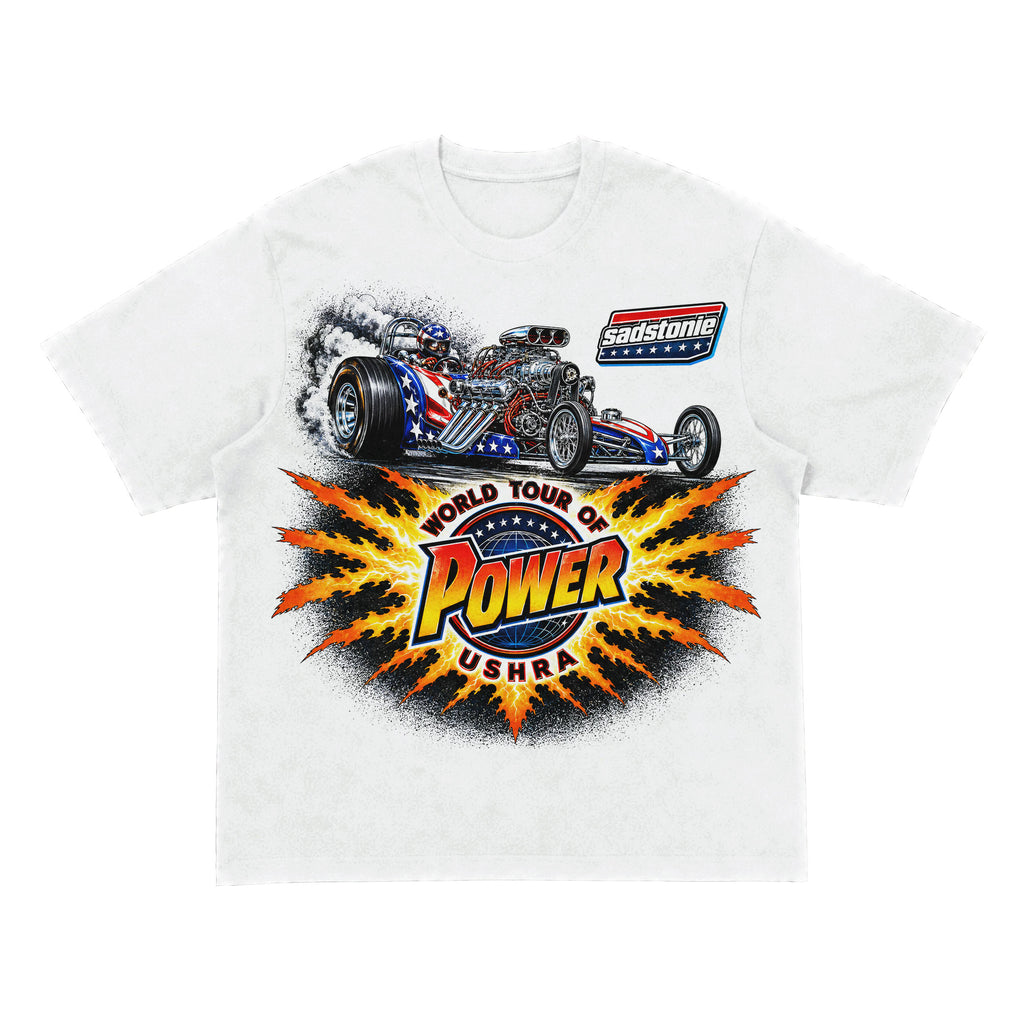 World Tour Of Power USHRA Vintage Drag Racing Tee