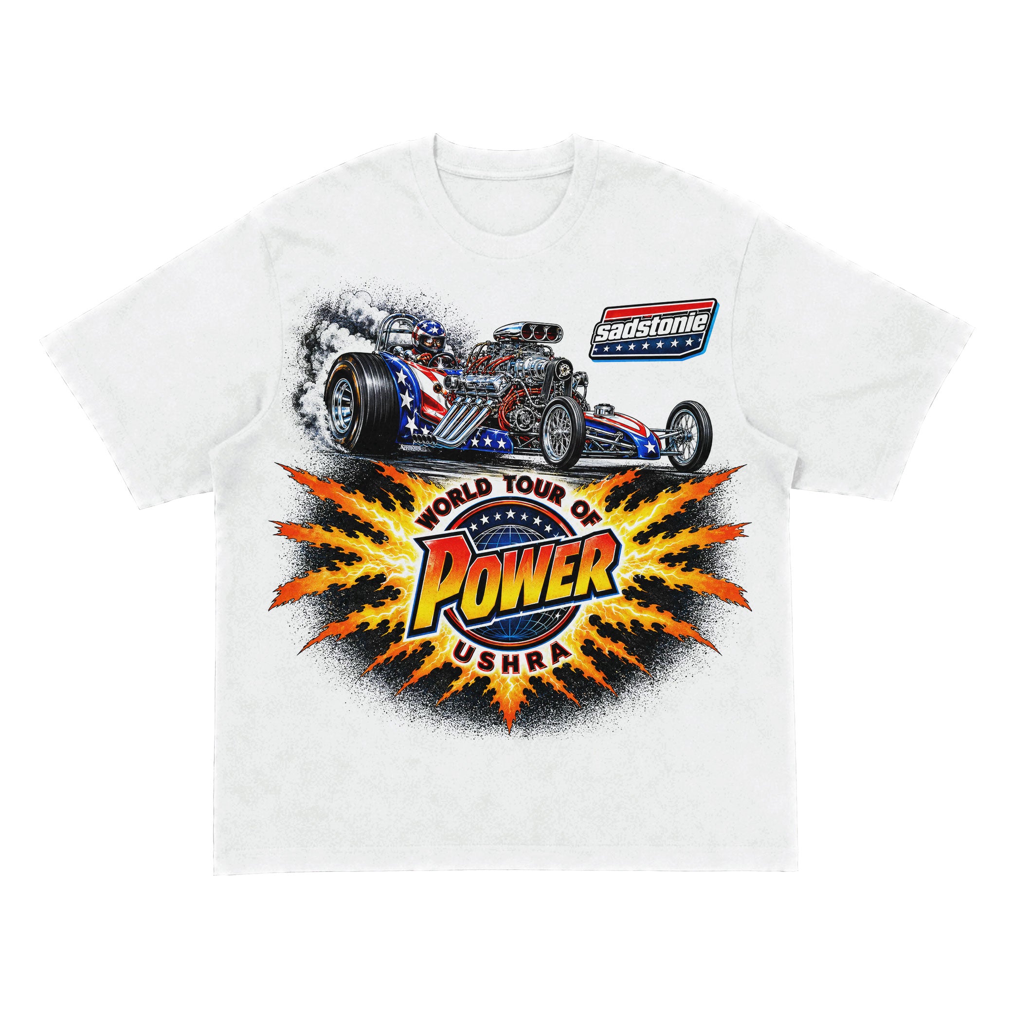 World Tour Of Power USHRA Vintage Drag Racing Tee