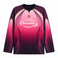 Y2K Cyberpunk Pink Long Sleeve Jersey Shirt