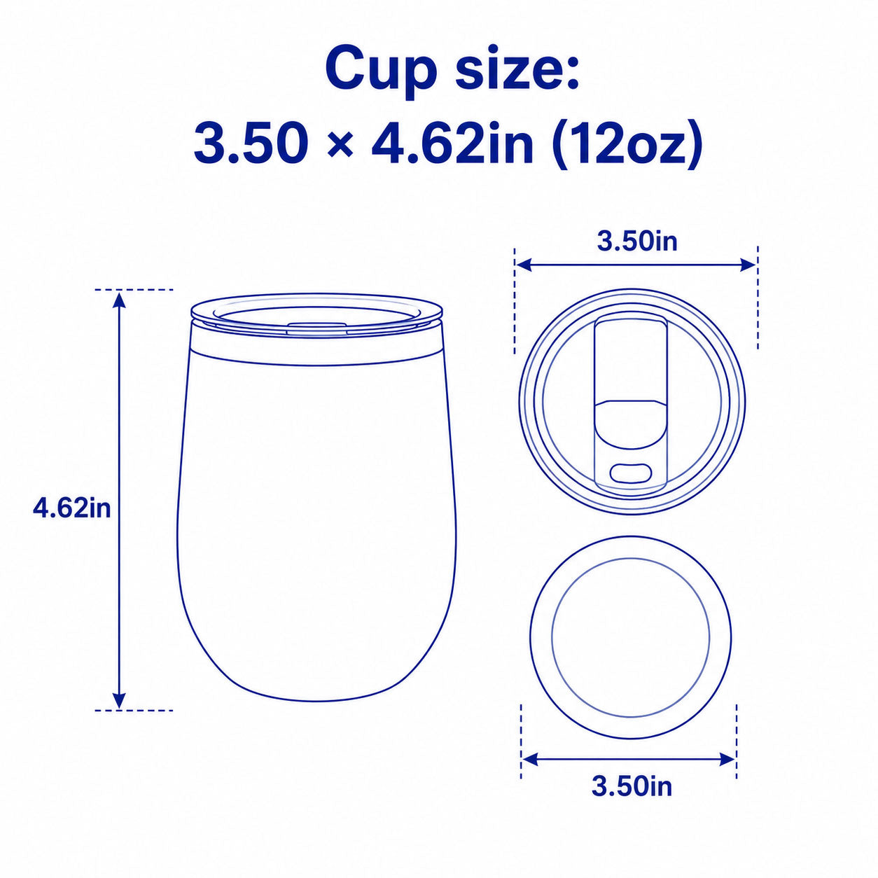 England Football Fan Insulated Wine Tumbler