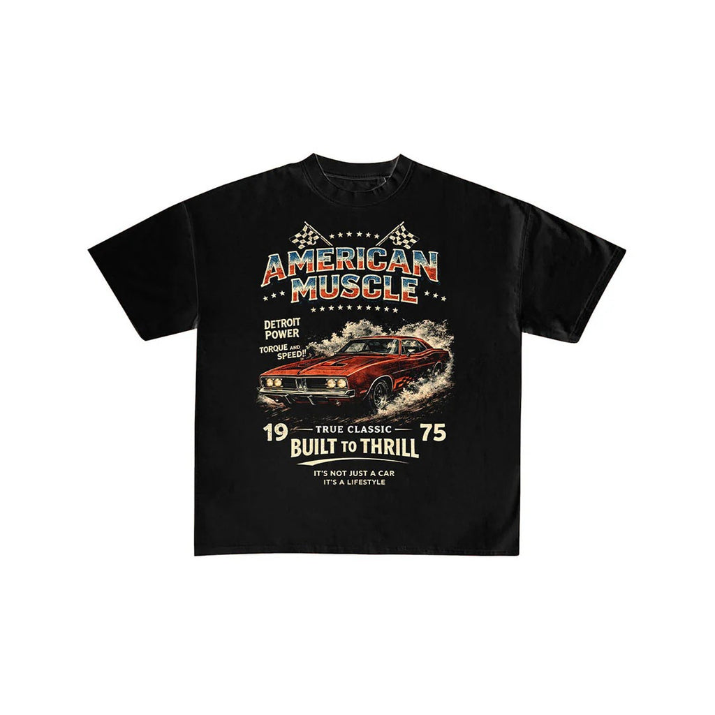 American Muscle 1975 Vintage Car T-Shirt