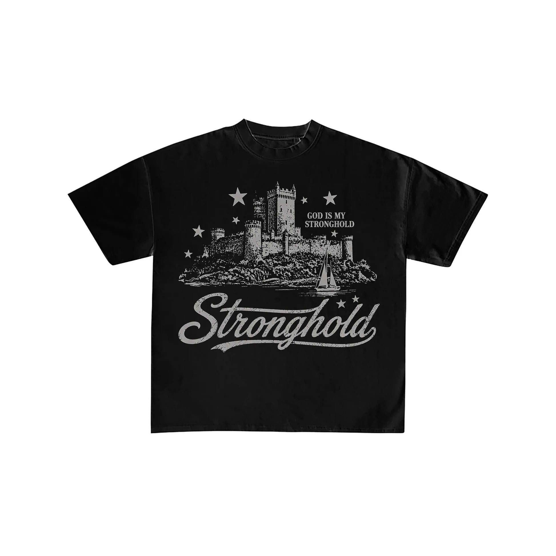 Stronghold Castle Graphic Oversized Streetwear Tee