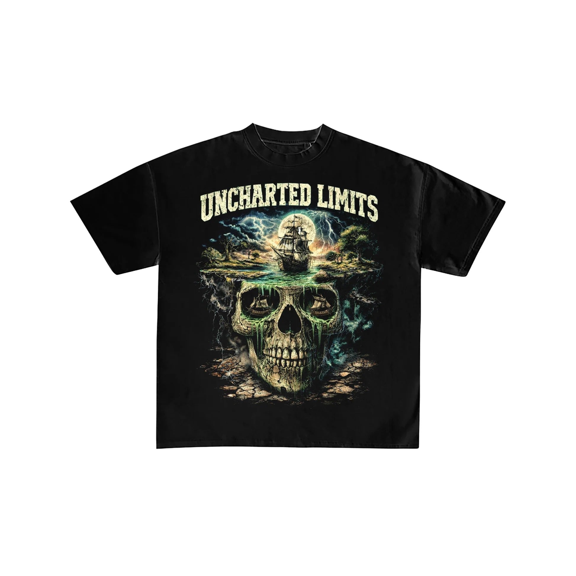 Uncharted Limits Skull & Galleon Graphic Tee