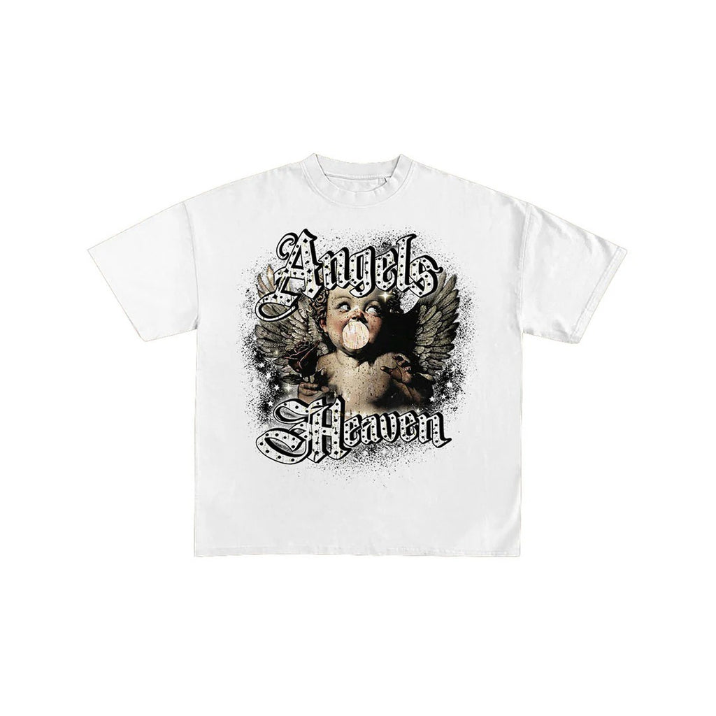 Angels Heaven Cherub Y2K Graphic Tee