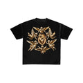 Golden Cherub Flaming Heart Graphic Tee